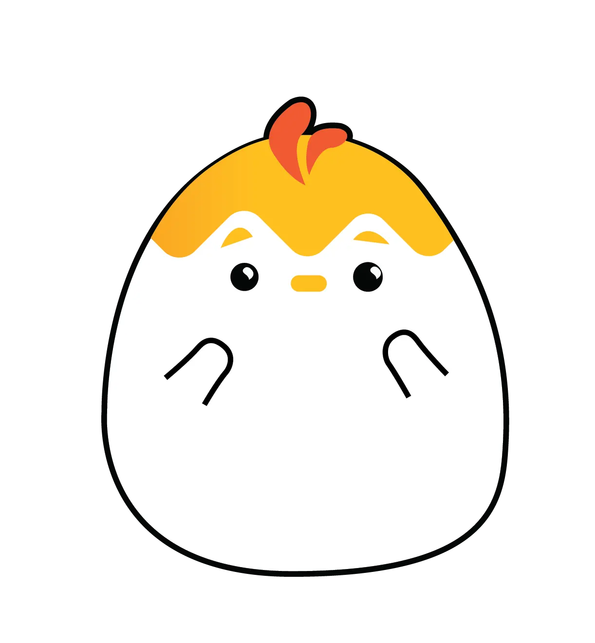 Genki the energetic chick